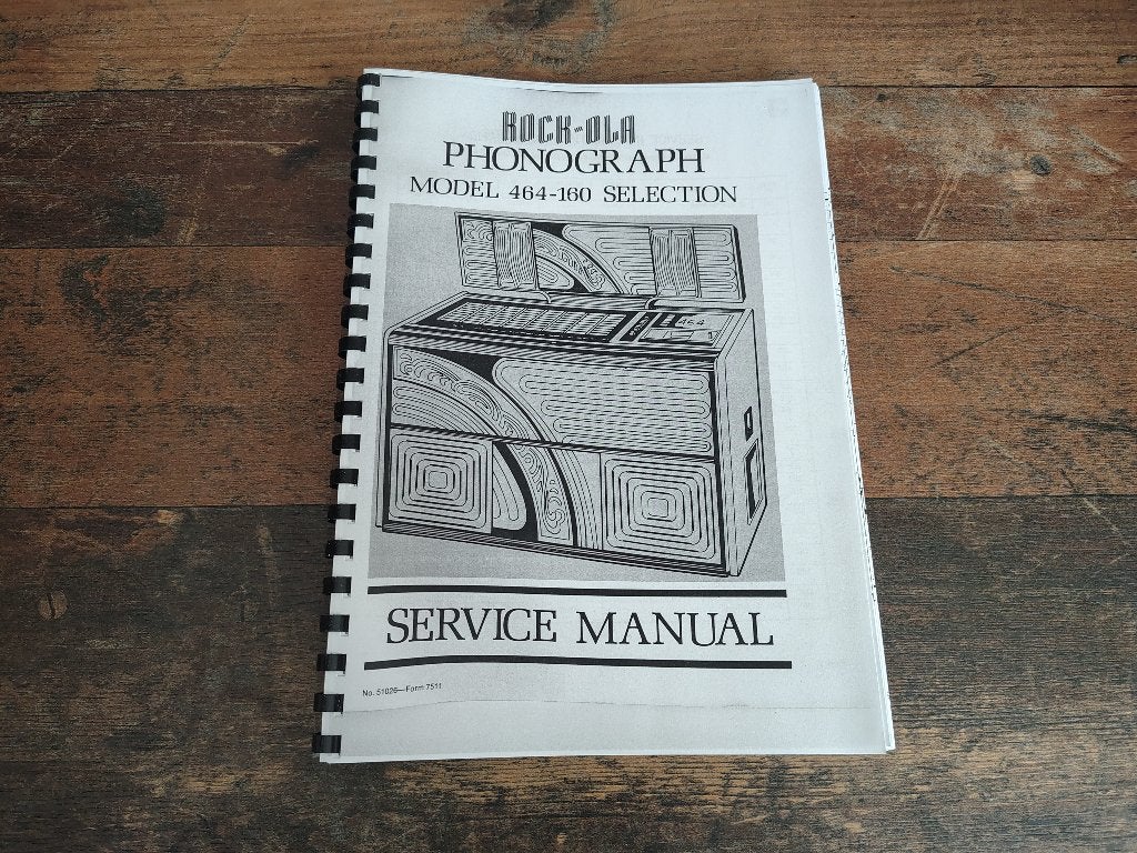 Service Manual: Rock-ola 464 (1976) jukebox nieuw !!, Envoi