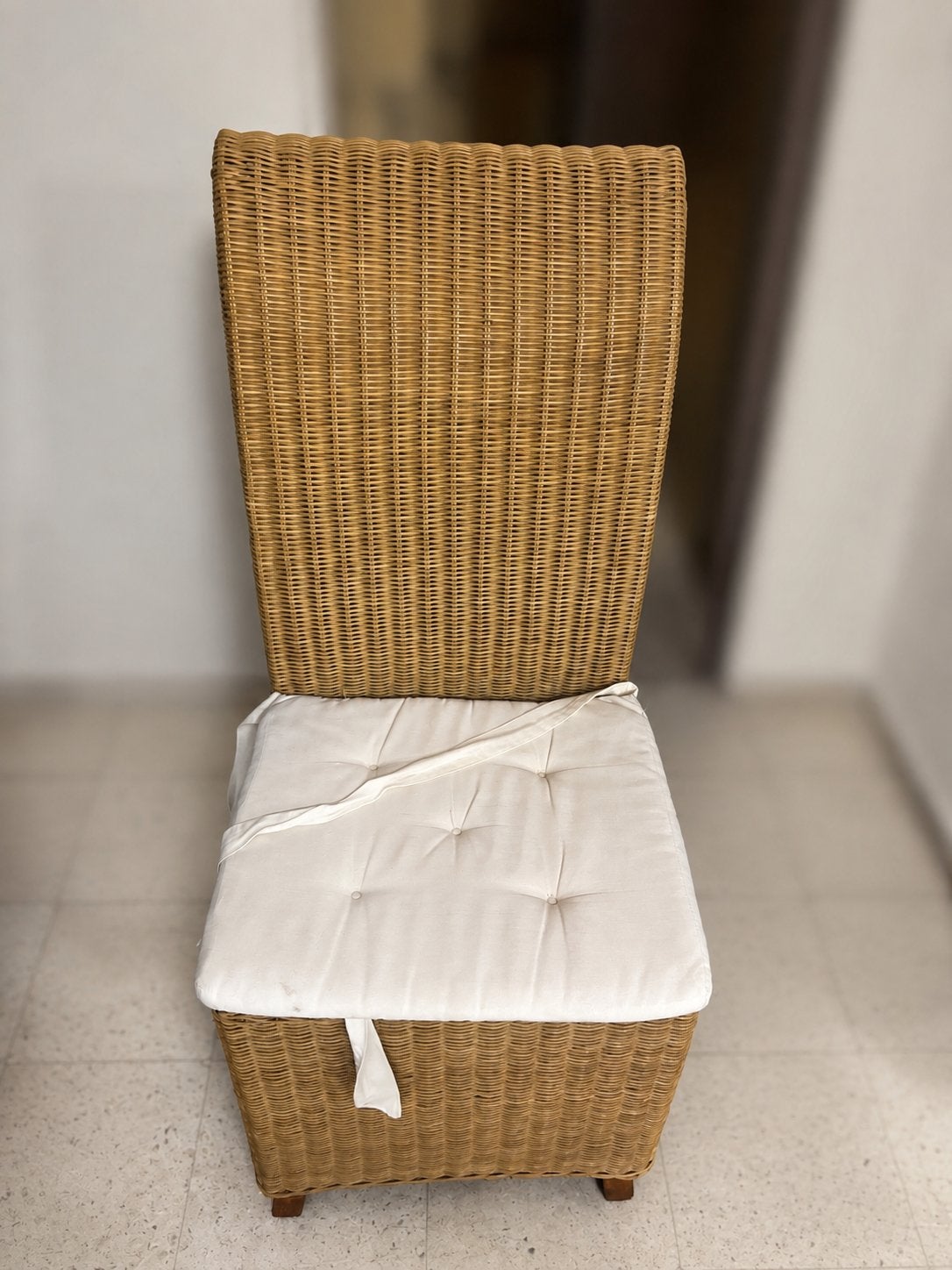 Rotan eetstoel, Ophalen, Gebruikt, Overige kleuren, Riet of Rotan