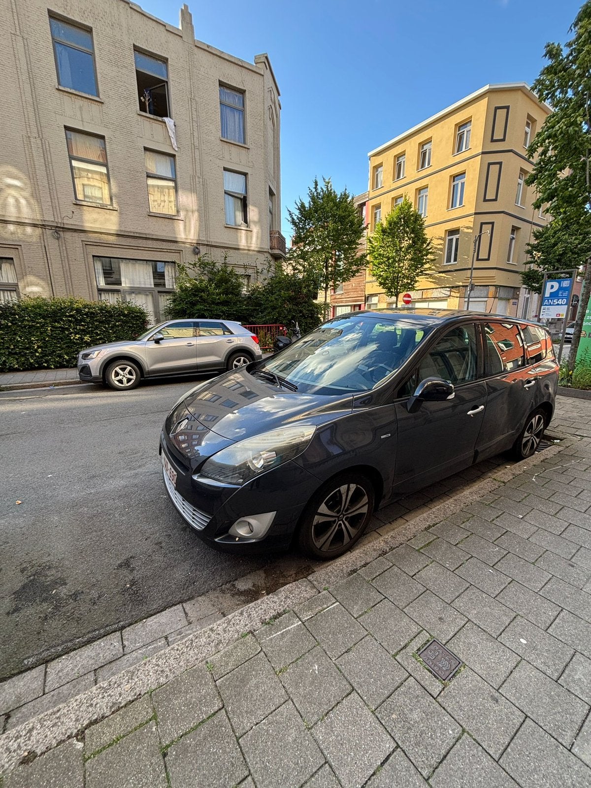 Renault scenic benzine (schade) bieden mag, Autos, Renault, Achat, Boîte manuelle, 5 portes, Vitres électriques
