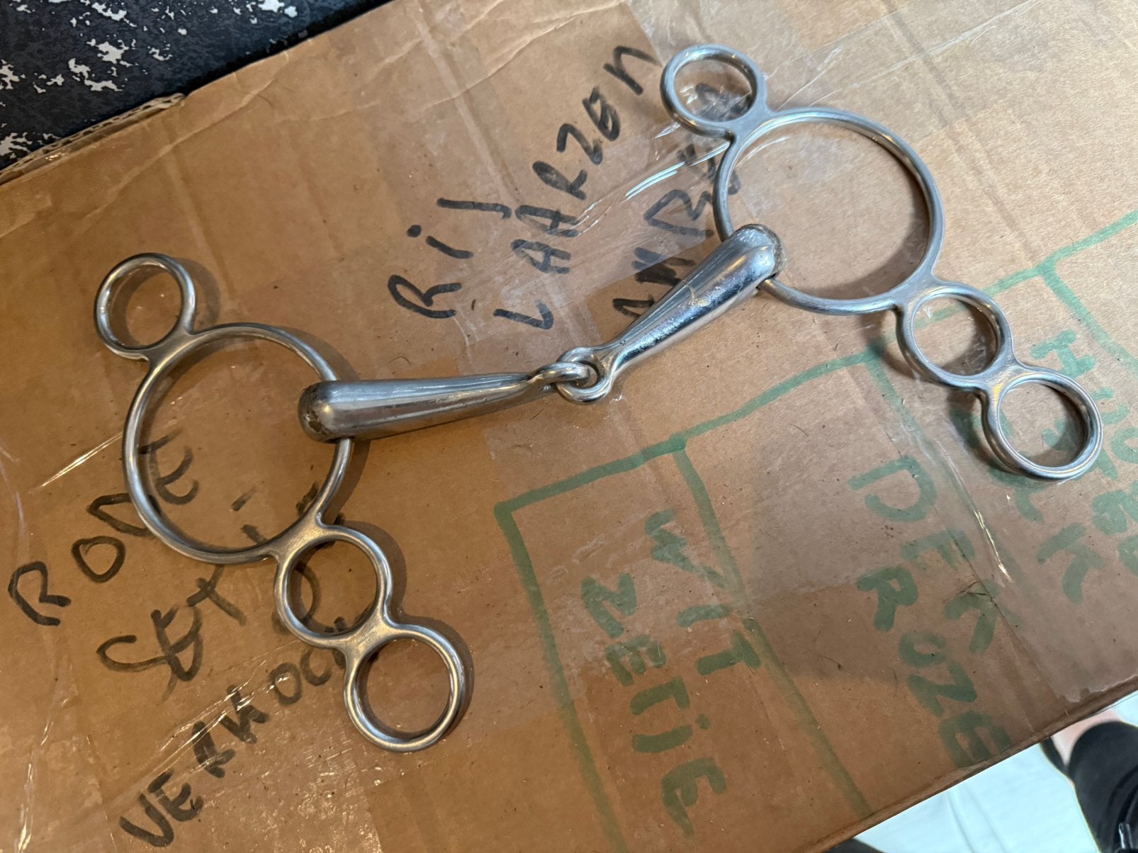 Pessoa 4 ring bit, Dieren en Toebehoren, Ophalen, Zo goed als nieuw, Pessoa, Bit