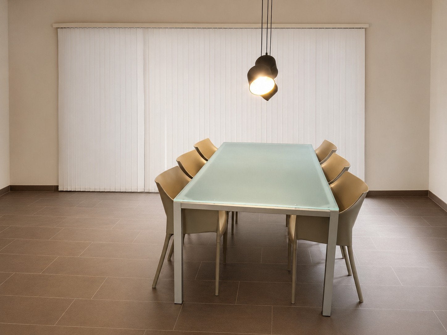 Glazen tafel 2m1m, Ophalen, Gebruikt, 100 tot 150 cm, 200 cm of meer