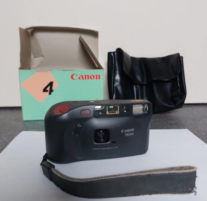 Canon prima 4 - Vintage 1989, Audio, Tv en Foto, Ophalen of Verzenden, Gebruikt, Compact, Canon
