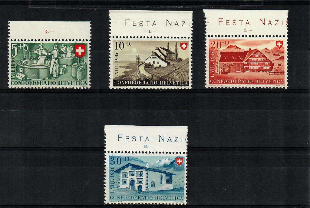 Timbres Suisse / Pro Patria 1946 MNH, Verzenden, Postfris