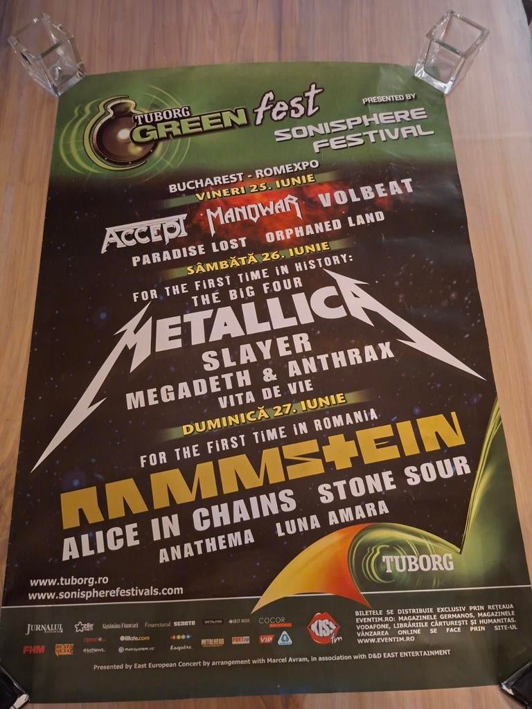 Sonisphere Romania 2010 poster, Ophalen of Verzenden