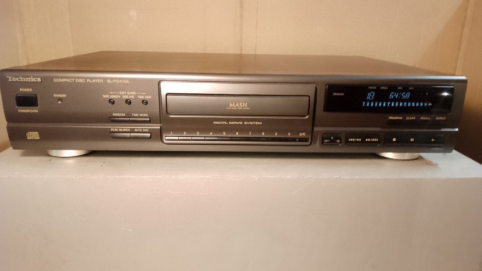 Prachtige cd speler nieuwe staat koopje Technics, TV, Hi-fi & Vidéo, Lecteurs CD, Technics, Enlèvement