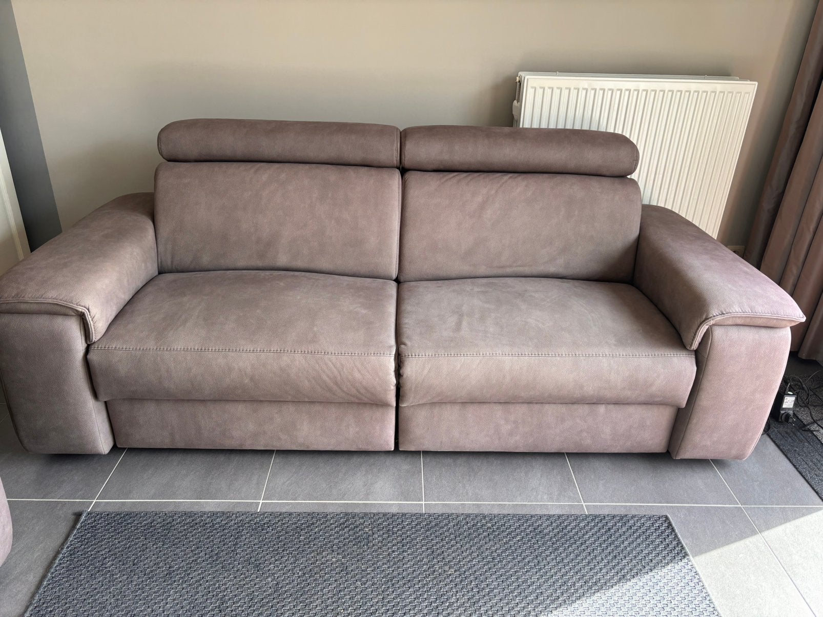 Salon met relaxen, Ophalen, Gebruikt, Driepersoons, Rechte bank