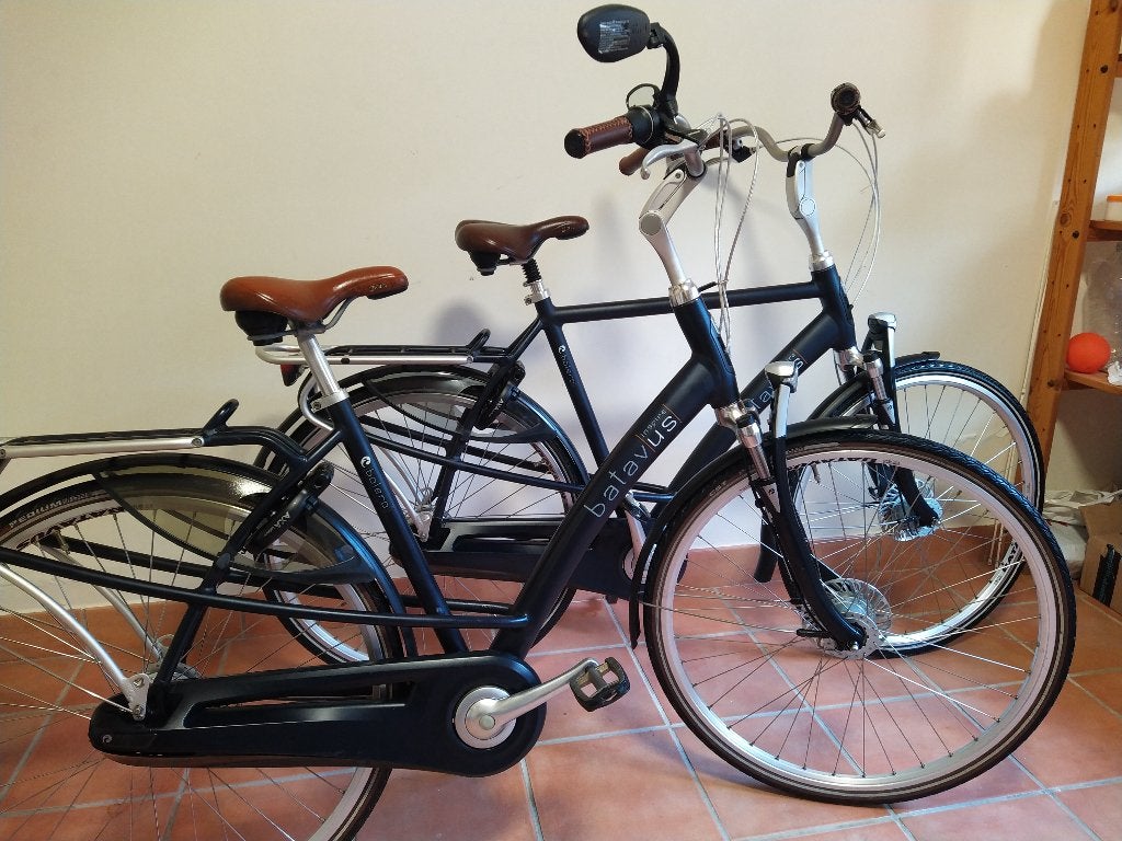 Twee fietsen Batavus Dames 53 en Herenfiets 61, Fietsen en Brommers, Ophalen, Gebruikt, Batavus, 61 tot 65 cm