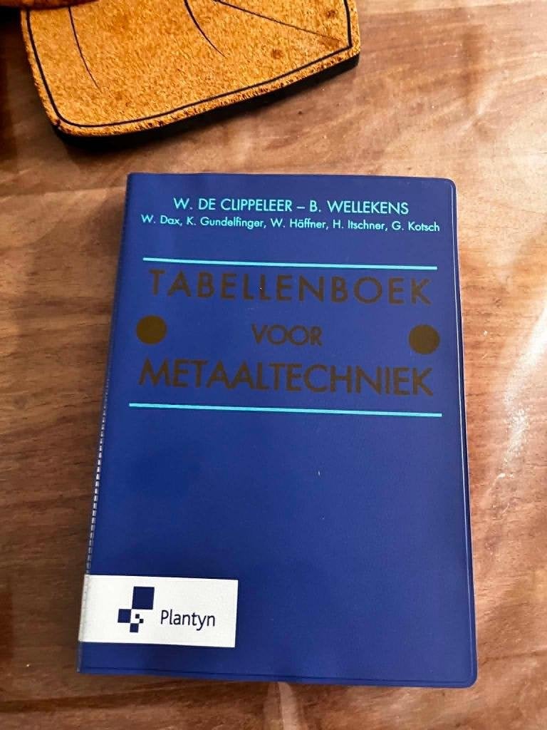 Tabellenboek voor metaaltechnieken, Boeken, Ophalen, Nieuw