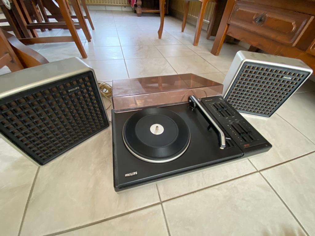 Vintage platenspeler Philips, Audio, Tv en Foto, Ophalen, Zo goed als nieuw, Platenspeler, Philips
