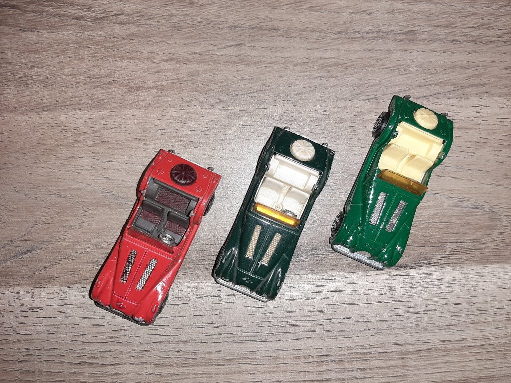 3x Majorette Morgan Nr261, Ophalen of Verzenden, Gebruikt, Auto