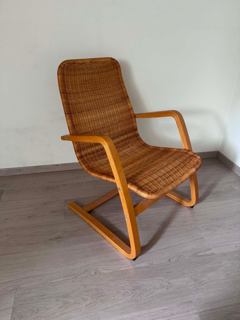 Rotan stoel, Ophalen, Gebruikt, Riet of Rotan, Eén