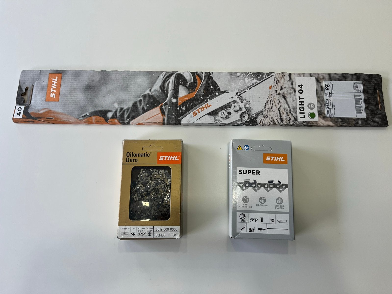 Lame de scie Stihl de 40 cm + 1 chaîne Duro + 1 super chaîne, Enlèvement ou Envoi, Neuf, Autres types