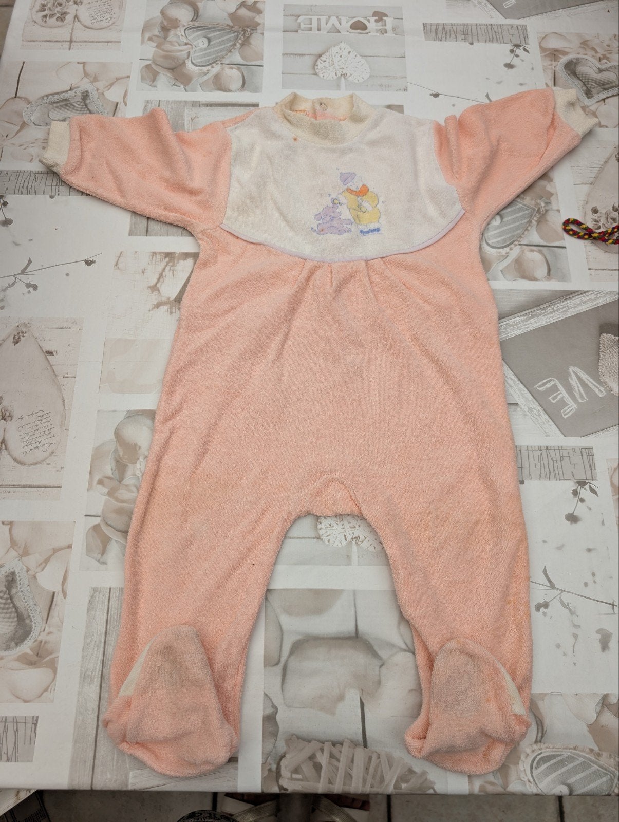 sponsen pyjama voor 9 maanden, Kinderen en Baby's, Babykleding | Maat 74, Ophalen of Verzenden, Zo goed als nieuw, Meisje, Nacht- of Onderkleding