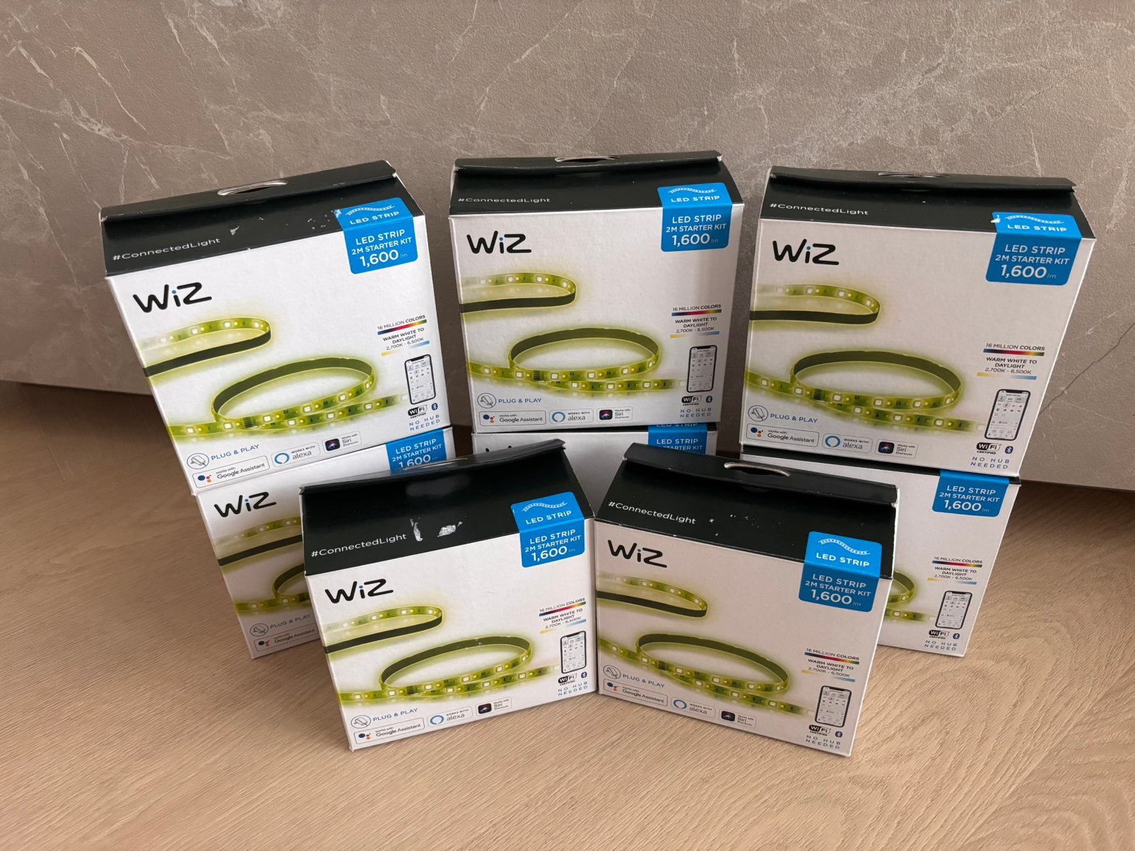 NIEUW!! WiZ Smart LED Strip van 2 meter., Ophalen of Verzenden, Zo goed als nieuw, Instelbaar wit, Bluetooth