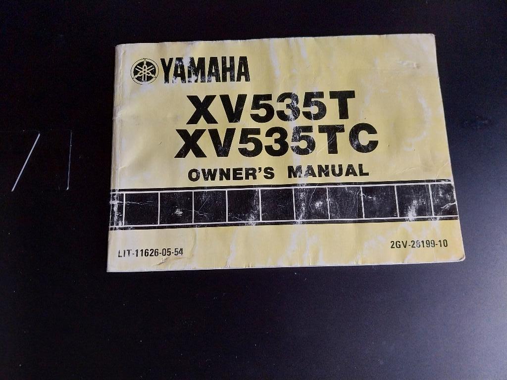 Yamaha XV535T  XV535TC Owners Manual, Motoren, Handleidingen en Instructieboekjes, Ophalen of Verzenden, Yamaha