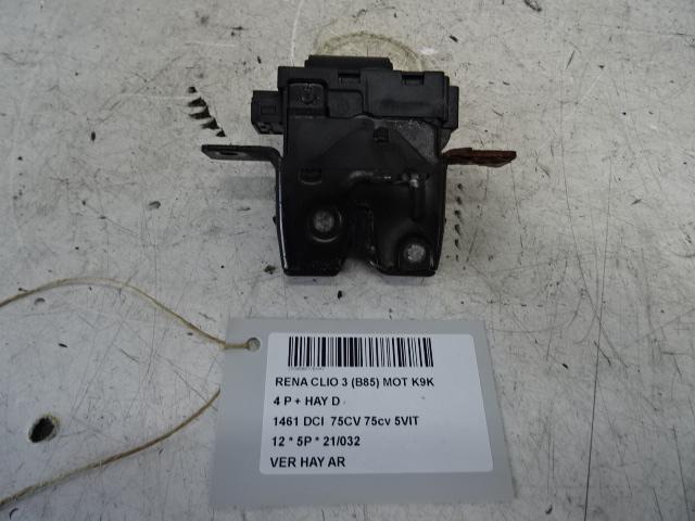SERRURE COFFRE Renault Clio III (BR / CR) (01-2005/12-2014), Utilisé, Renault, Haillon arrière