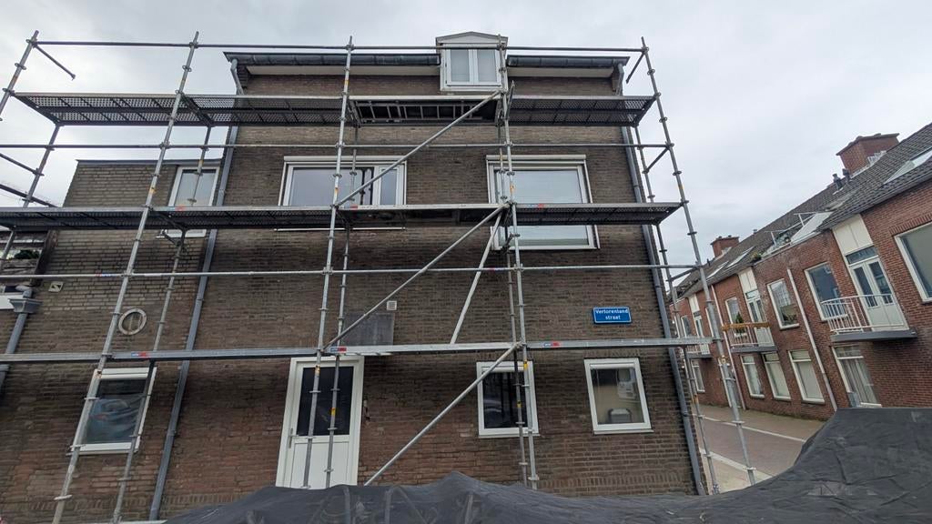 Gevel renovatie, gevel herstel, voegwerken, voegwerk herstel, Ophalen