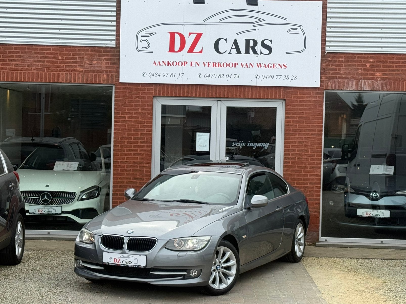 BMW 320 D COUPÉ 163PK |NAVI | OPEN DAK | XENON | LED |, Auto's, Achterwielaandrijving, Zwart, 4 cilinders, Leder en Stof