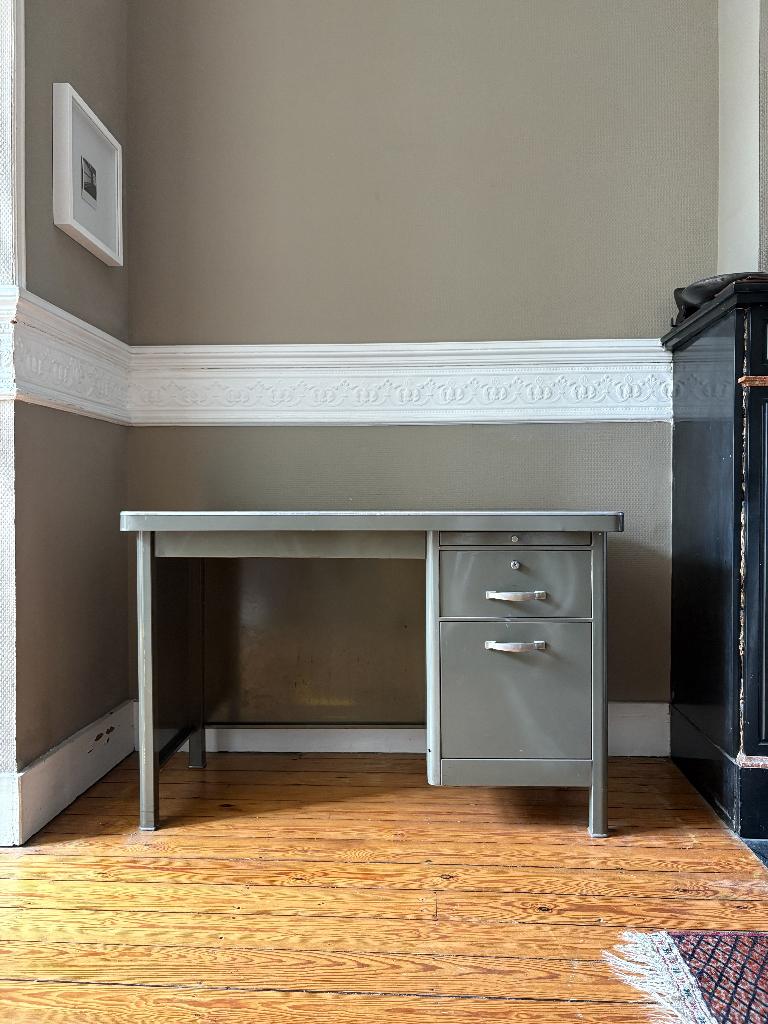 Bureau, Autres marques, Bureau d'ordinateur, 110 cm, Métal