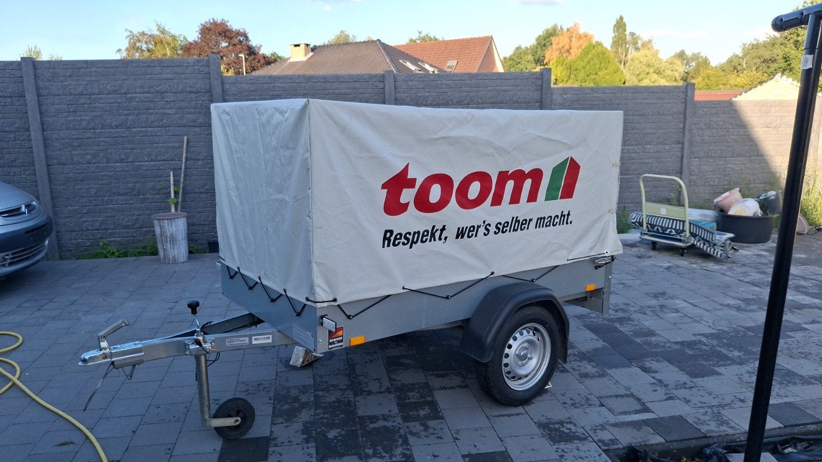 Stema aanhangwagen 750kg met huif, Enlèvement, Comme neuf