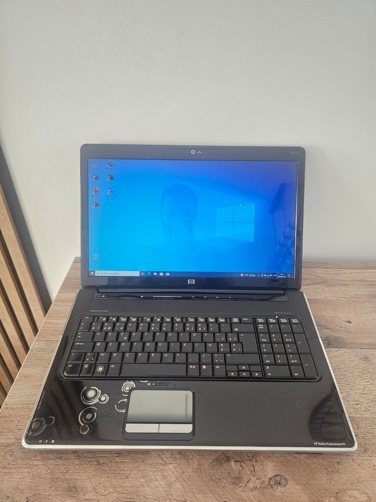 Hp Laptop met SSD 17 inch Windows 10 pro + Office 2024, Ophalen of Verzenden, 4 GB, SSD