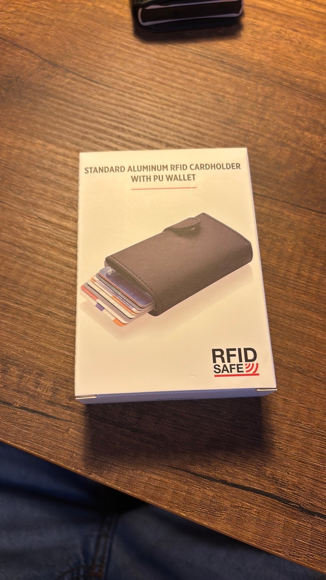 Safe aluminium wallet voor 6-7 kaarten, Bijoux, Sacs & Beauté, Enlèvement ou Envoi, Neuf, Noir, Cuir