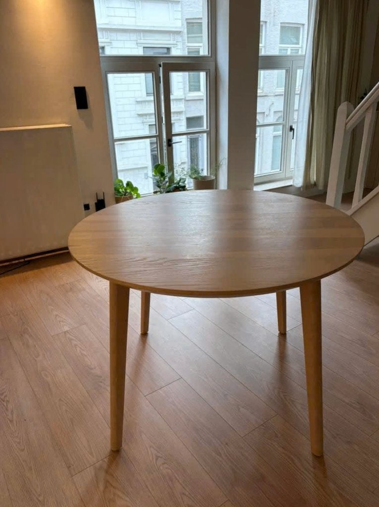 IKEA tafel, Huis en Inrichting, Tafels | Eettafels, Ophalen, Gebruikt, 100 tot 150 cm, Rond