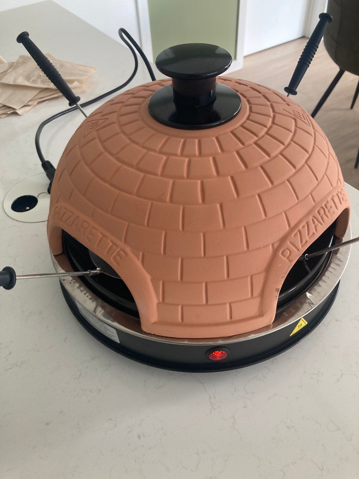 Klein pizza oventje (4 personen), Enlèvement, Utilisé