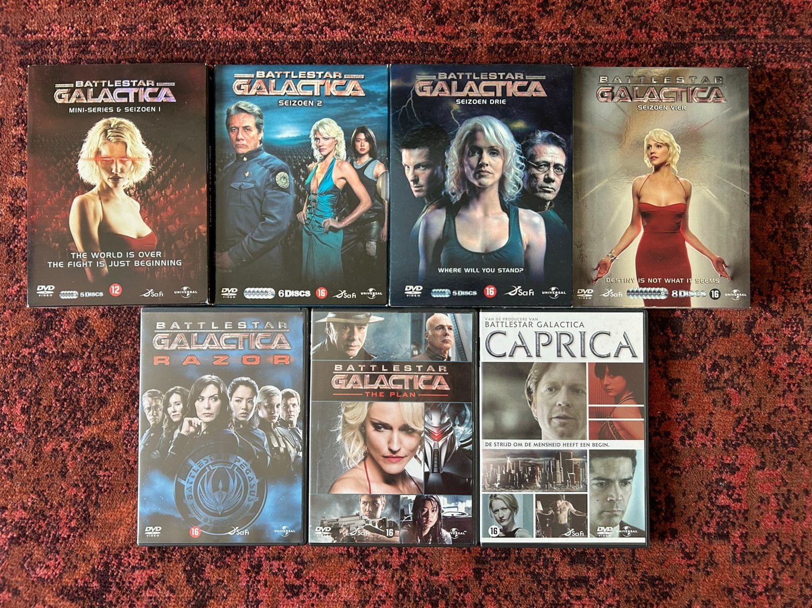 BattleStar Galactica DVD volledige serie, Enlèvement, Comme neuf