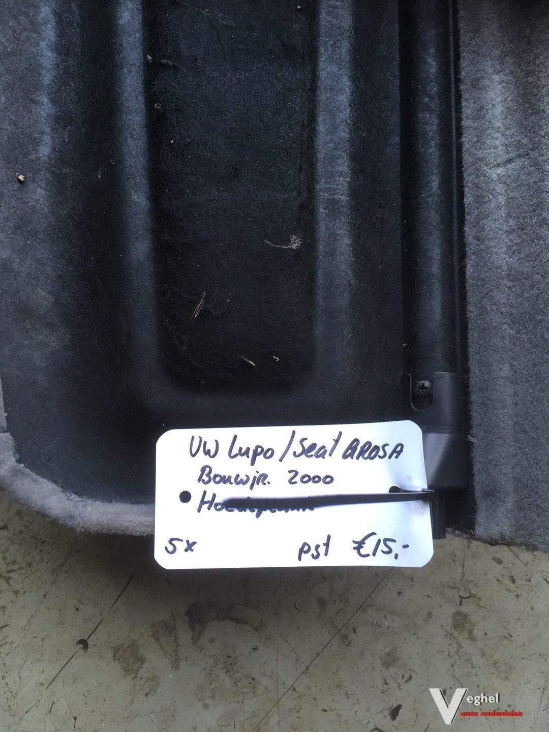 Vw Lupo Seat Arosa 3 deurs bwjr 2000 Hoedeplank, -, Utilisé, -, -