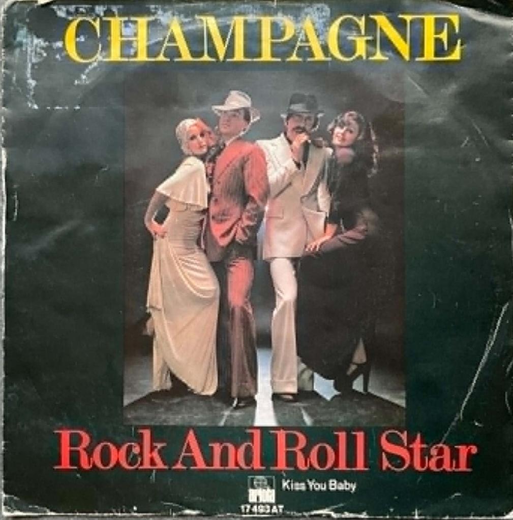 Champagne "Rock and Roll Star", Cd's en Dvd's, Vinyl Singles, Gebruikt, Fotohoes, Overige genres, Single