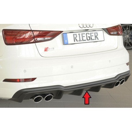 DIFFUSEUR RIEGER AUDI S3 8V BERLINE (16-19) - NOIR MAT, Autos : Divers, Enlèvement