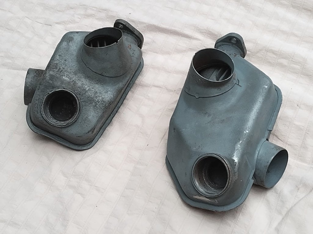 Warmtewisselaars (NOS), VW Type 3 & 34 Karmann Ghia, Enlèvement ou Envoi, Pièces Oldtimer ou Ancêtre