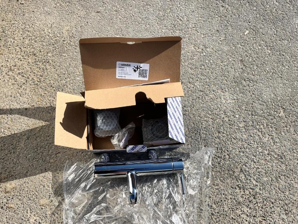 Badkraan NIEUW Hansa Vantis Style, Doe-het-zelf en Bouw, Sanitair, Ophalen, Nieuw, Chroom, Kraan