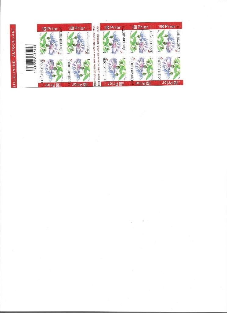 postzegels België B65 korenbloemen, Postzegels en Munten, Verzenden, Postfris