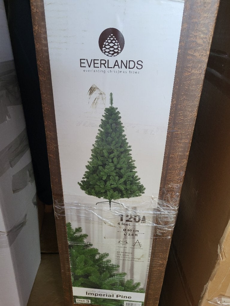 Everlands Imperial Pine kerstboom 120 cm, Ophalen, Gebruikt