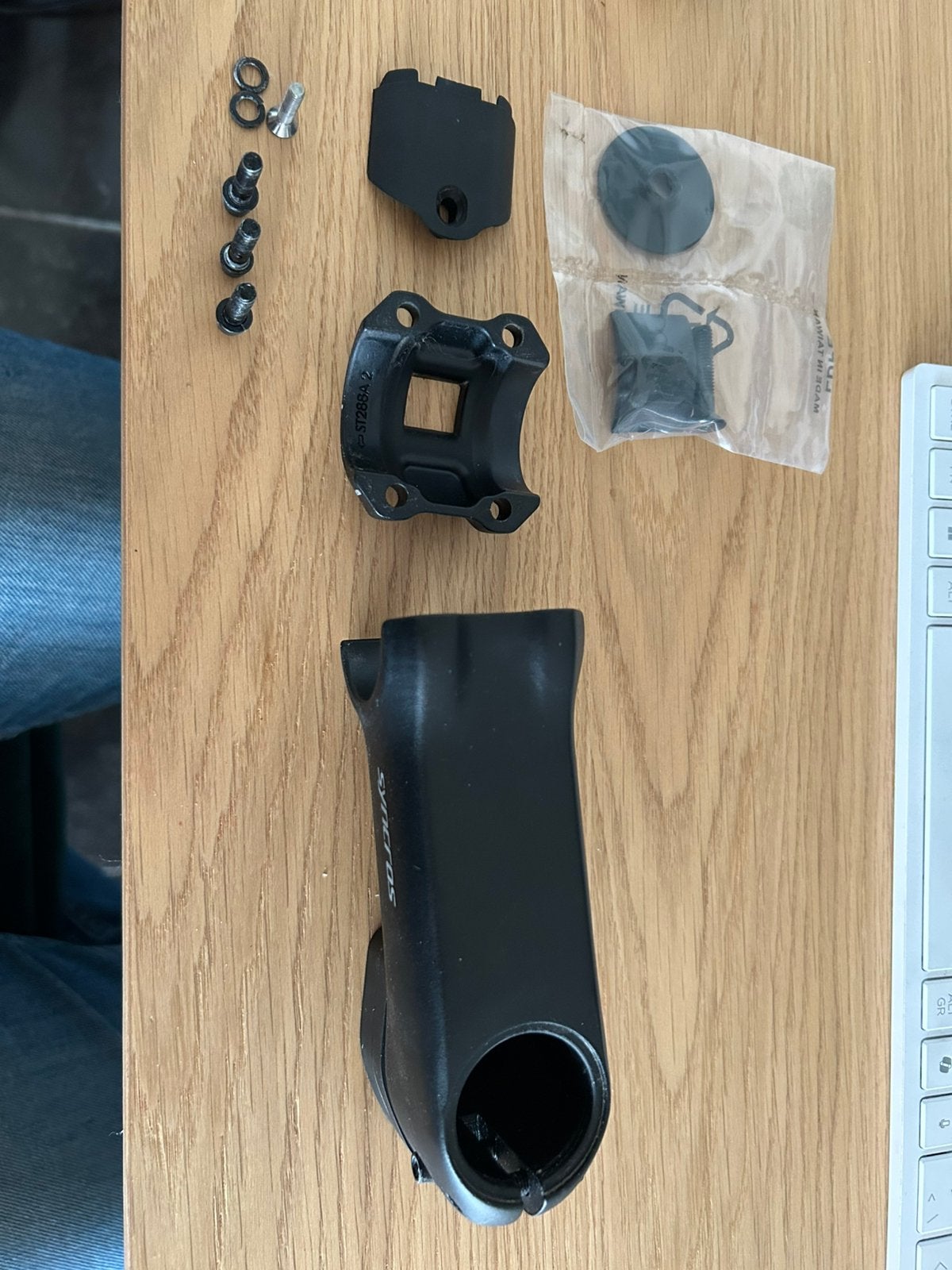 Stuurpen syncros 100mm, Ophalen, Zo goed als nieuw