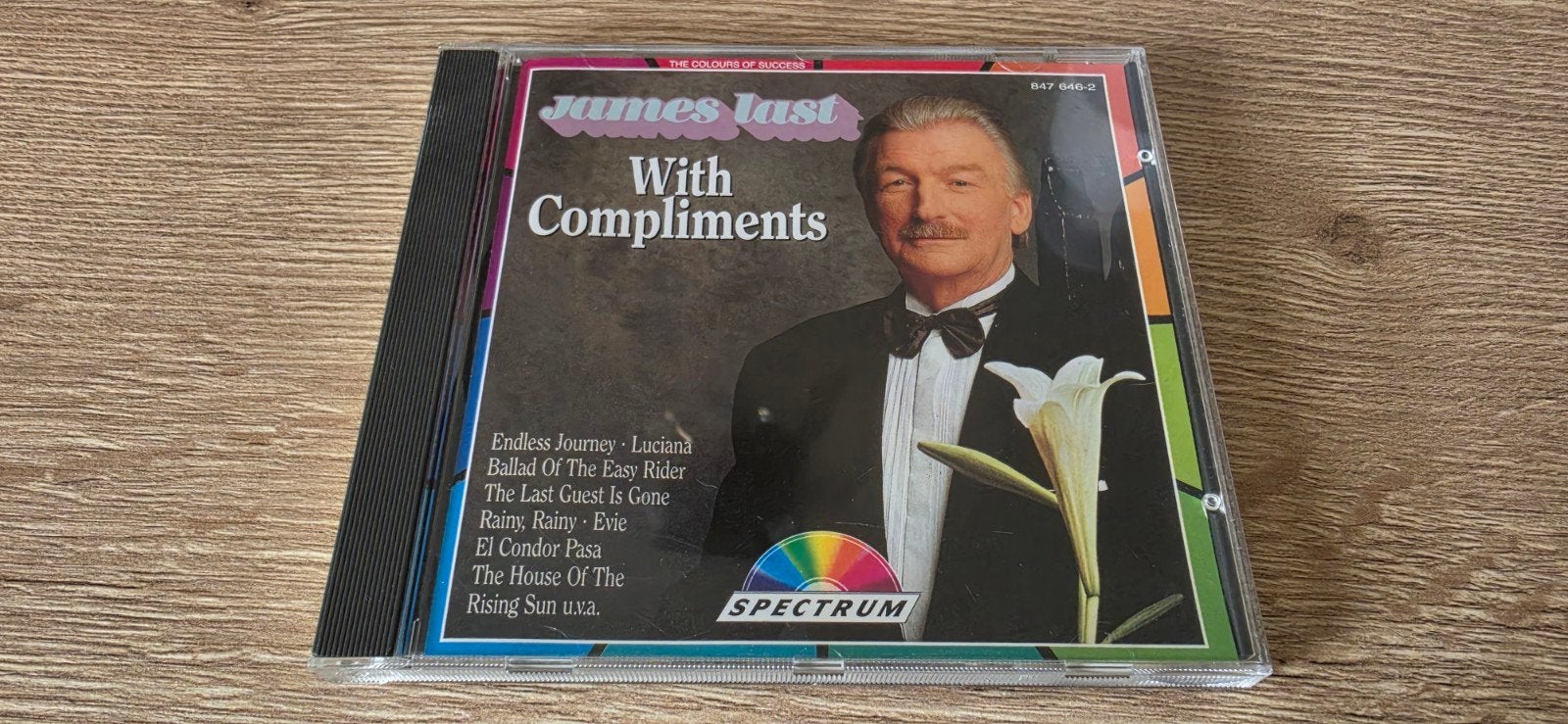 cd James Last - With compliments, Enlèvement ou Envoi, Comme neuf
