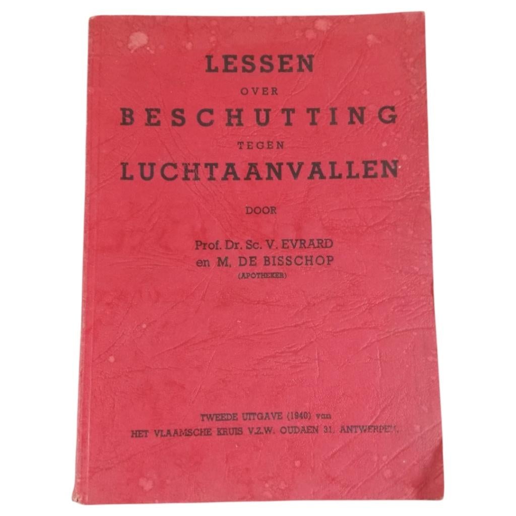 Lessen over beschutting tegen luchtaanvallen - 1940, Ophalen of Verzenden, Overige soorten, Boek of Tijdschrift