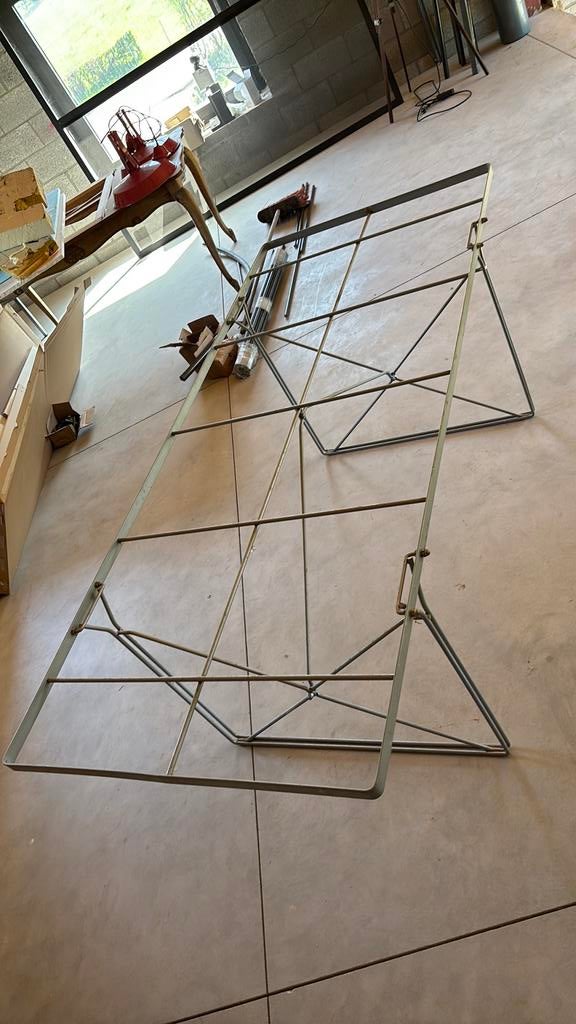 Table en verre poli 200*87*72cm, Ophalen, Zo goed als nieuw