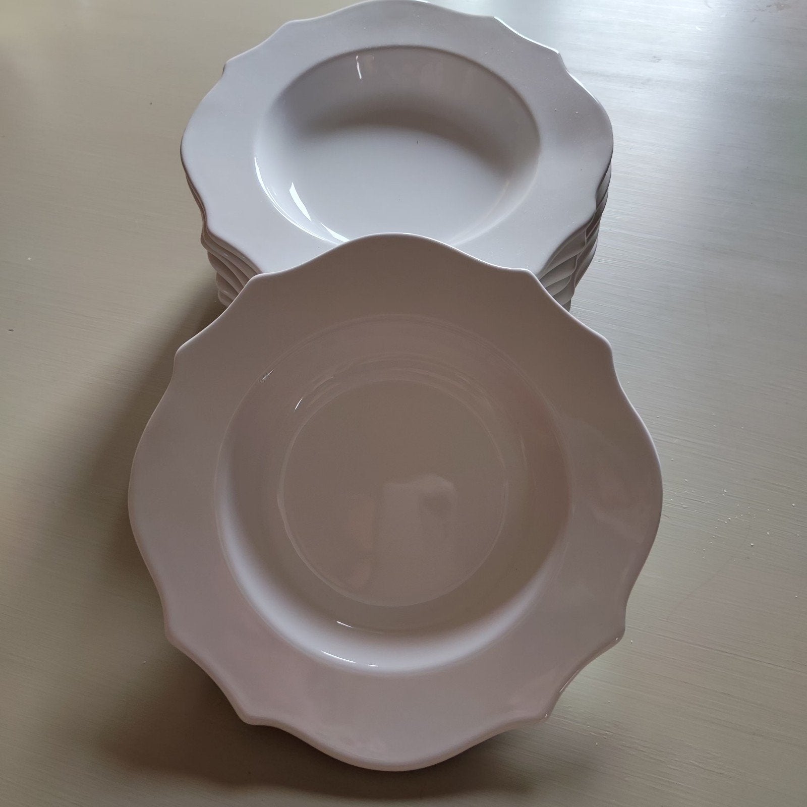 CERIART 7 assiettes Fleur à potage, Maison & Meubles, Enlèvement