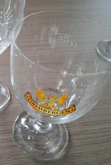 Bierglazen: Leffe, Caulier, Grimbergen, Ename, Guinness, Verzamelen, Ophalen of Verzenden, Zo goed als nieuw