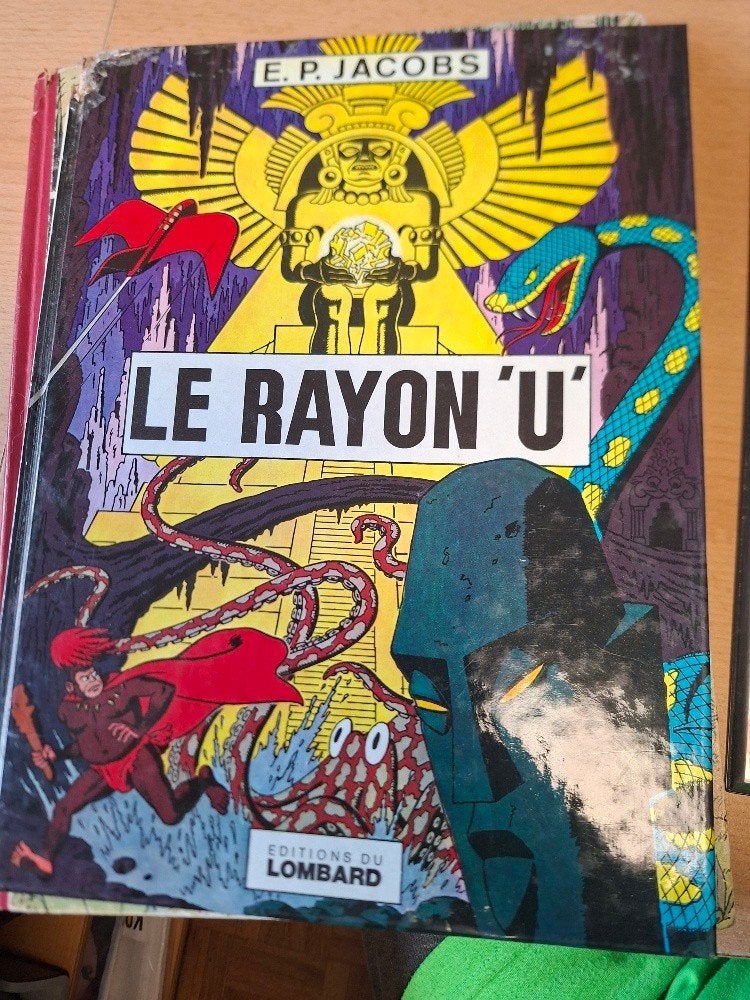 Le rayon U, Edgar P. Jacobs, Une BD, Enlèvement, Utilisé