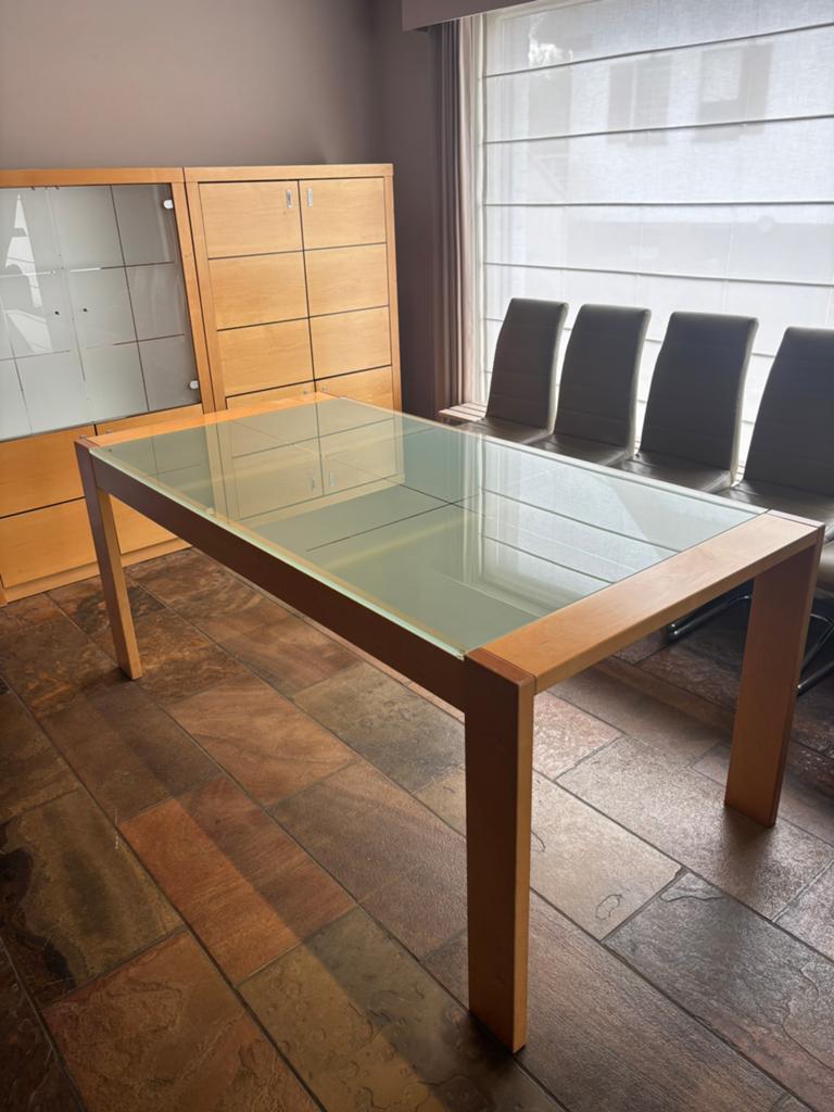 Complete eetkamer, Ophalen, Gebruikt, 8 stoelen of meer