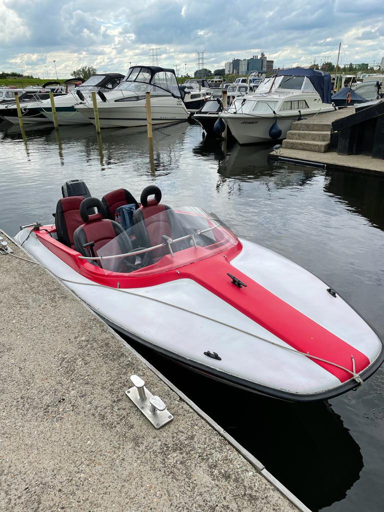 Speedboot 50pk te koop, Watersport en Boten, Ophalen, Gebruikt, Minder dan 70 pk, 3 tot 6 meter