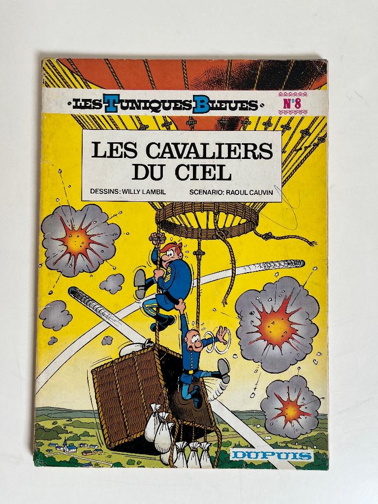 Les Tuniques Bleues T8 - Les Cavaliers du Ciel - EO 1976, Livres, Envoi
