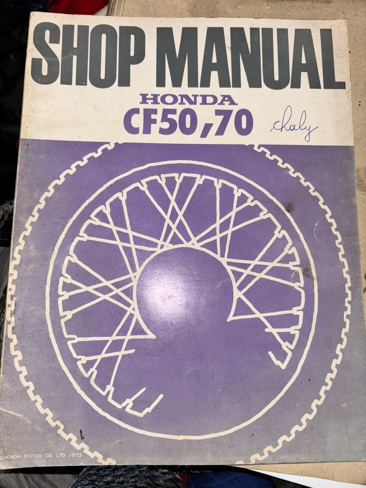 Werkplaatshandboek Honda Chaly, Ophalen of Verzenden, Honda