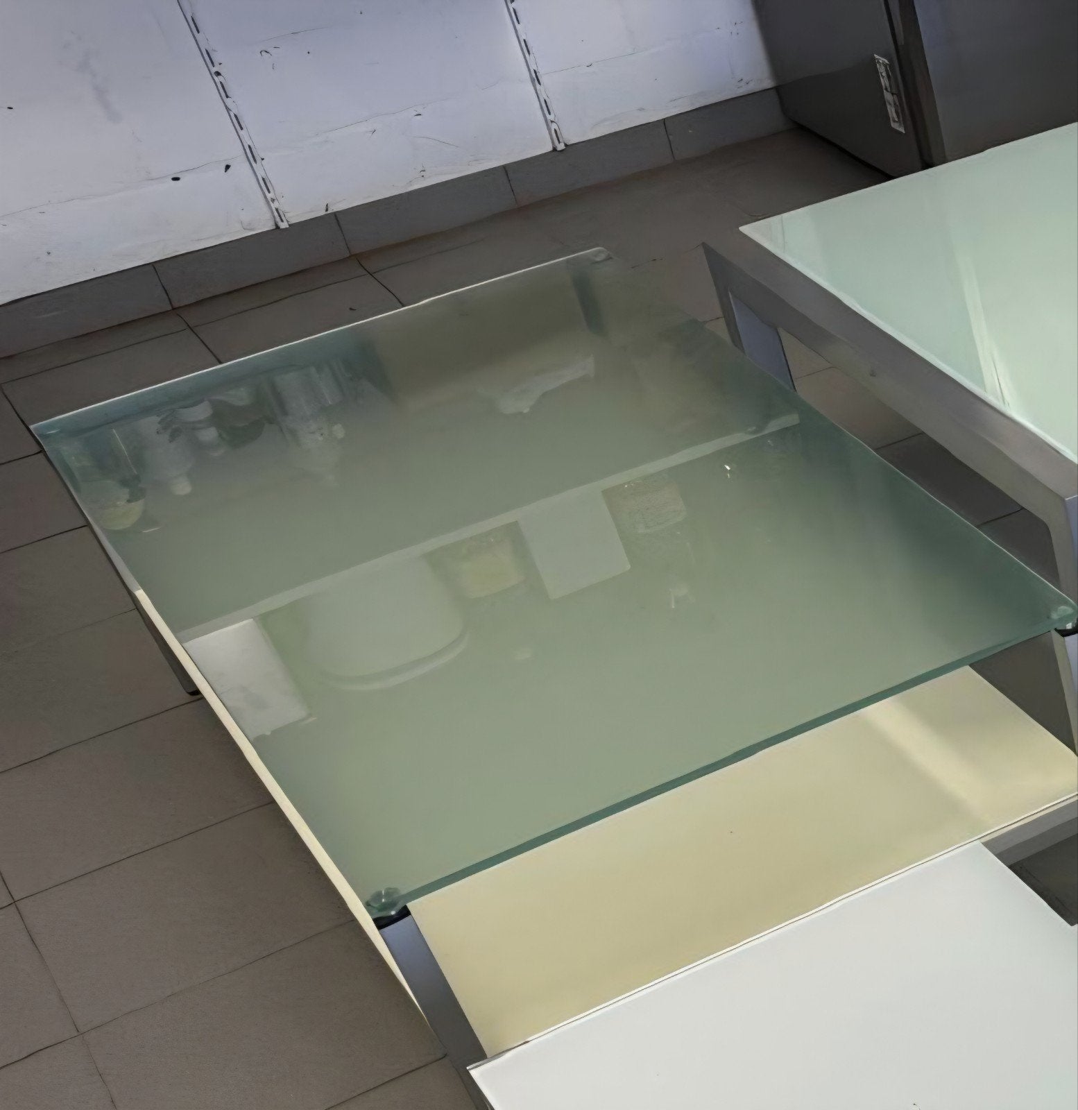 salontafel, Ophalen, Glas