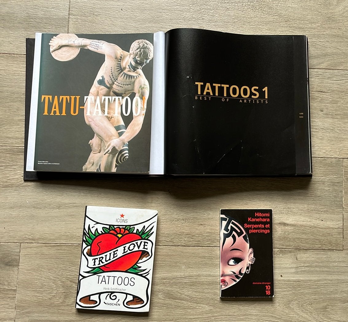 Livres sur les tatouages, Livres, Mode, Enlèvement, Comme neuf