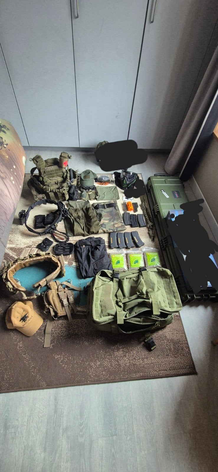 Airsoft gear, Enlèvement, Utilisé